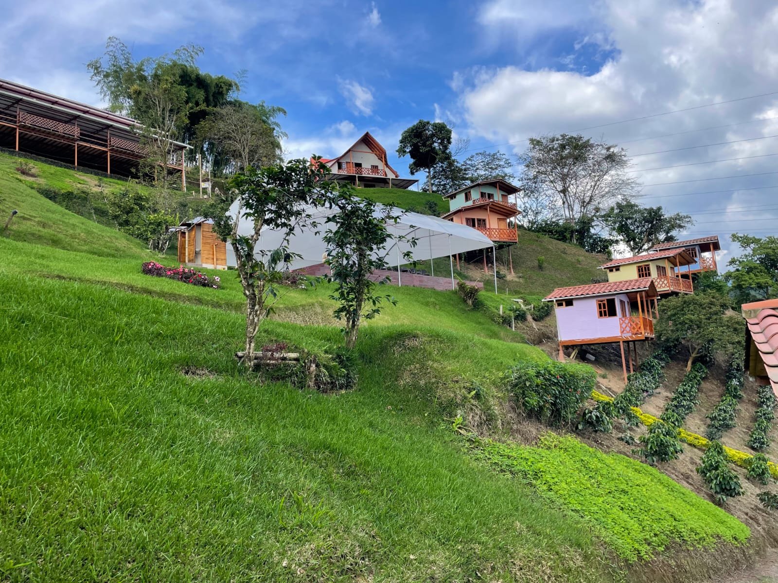 wellness center retreat view of mountains in Pereira Colombia